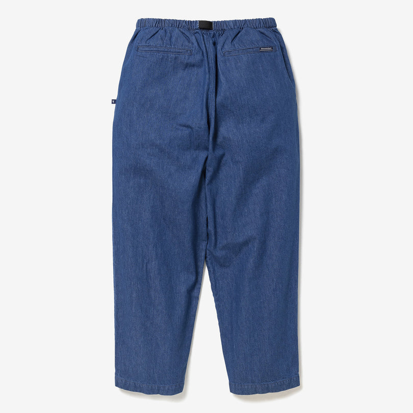 DESCENDANT CLASP DENIM TROUSERS