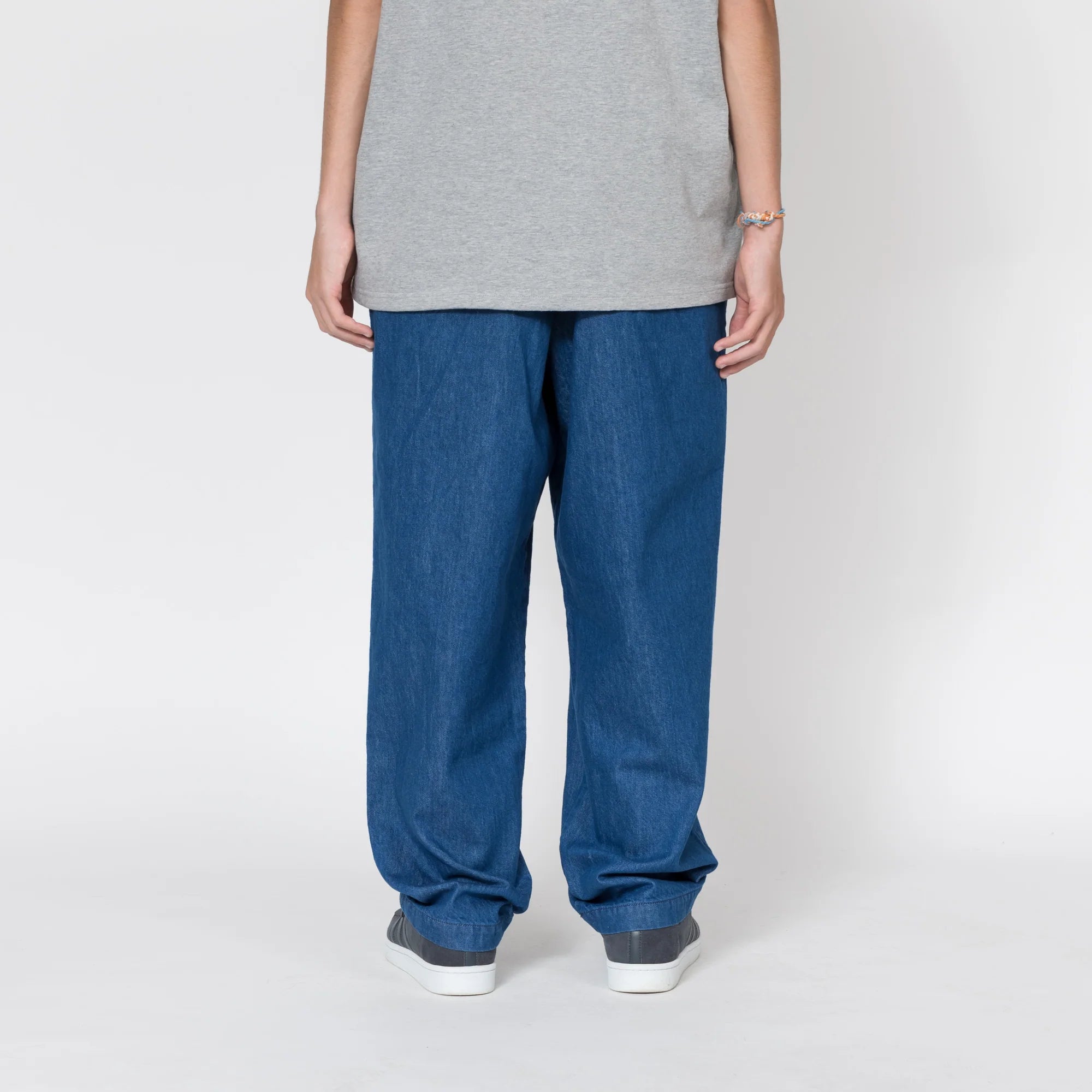 DESCENDANT CLASP DENIM TROUSERS